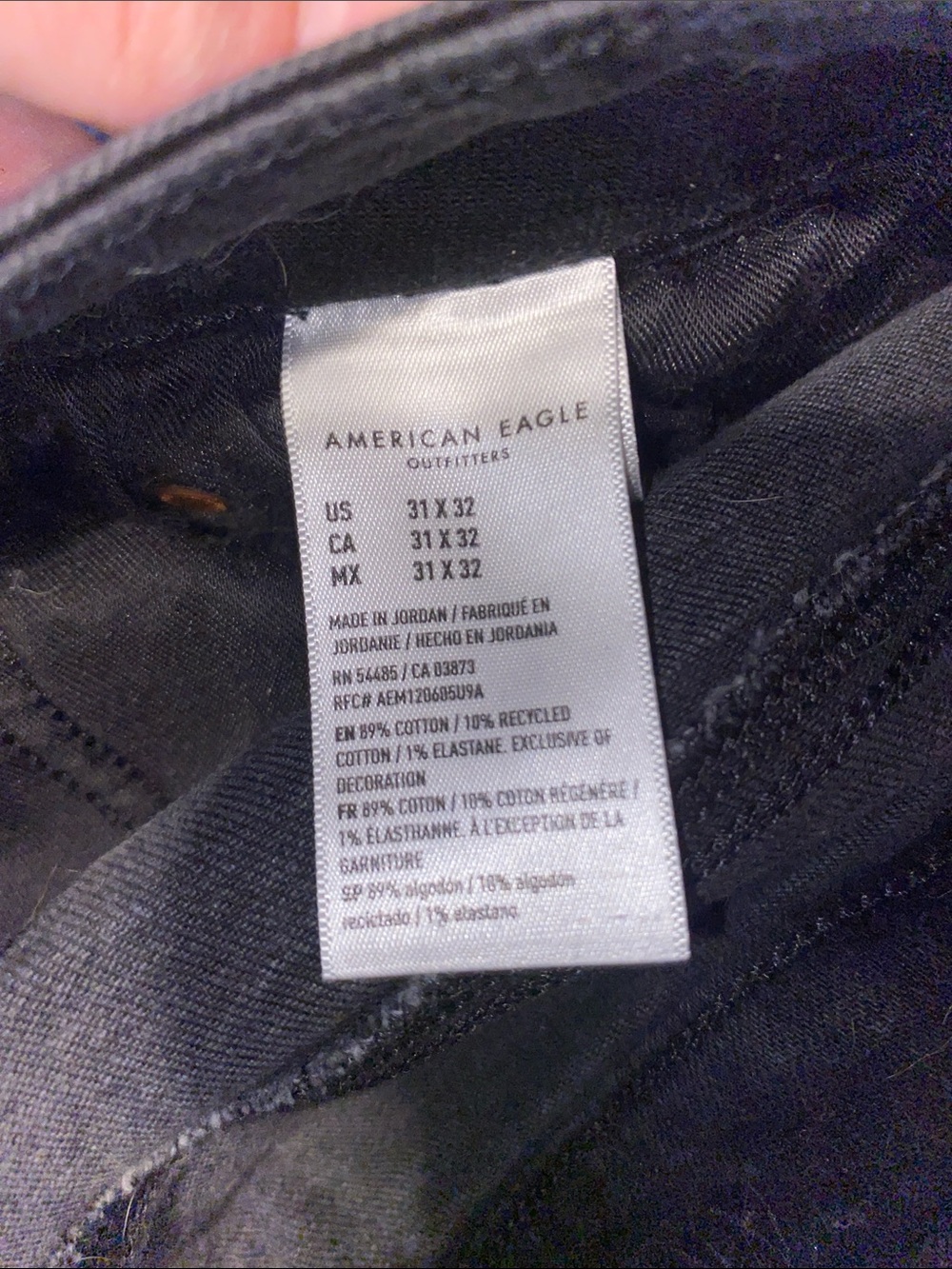American Eagle Black Skinny Jeans American Eagle - Picture 2 of 2